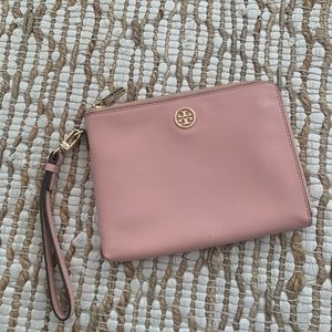 Tory Burch pink wristlet